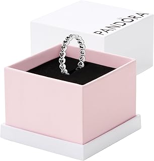 Band of Hearts Ring - Stackable Ring for Women - Gift for Her Sterling Silver - With Gift Box