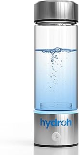 Hydroh Original Hydrogen Water Bottle 15oz, Portable Hydrogen Water Bottle 2024, Advanced Hydrogen Rich Water Maker with SPE/PEM for Home Office Fitness Travel Drinking