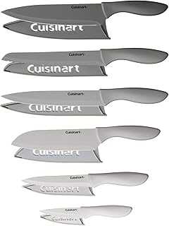 Advantage 12-Piece Gray Knife Set with Blade Guards C55-12PCG