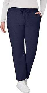 Womens French Terry Pants, Pocket Lounge Pants for Women, Lighter-Than-Fleece Loungewear, 31”