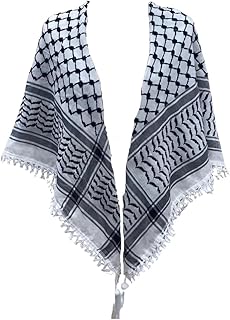 Palestinian keffiyeh,Shemagh Keffiyeh, Scarves for men, Palestine Original,100% Cotton, Shemagh tactical scarf,Palestine Scarfs, Palestinian Gifts, Scarf For Women, Handmade Scarf. Palestine authentic
