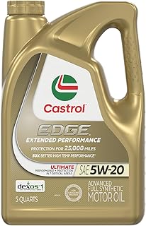 Edge Extended Performance 5W-20 Advanced Full Synthetic Motor Oil 5 Quart