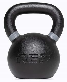 REP Fitness Kettlebell Set and Singles, 4kg to 24kg, 9lb to 53lb Weight Range, Cast Iron, Strength Exercise Training, Home Gym, Power Workout Equipment, Free Weights, Dumbbell Alternative