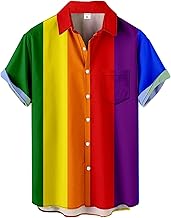 Bowling Shirts for Men Print Short Sleeve Regular Fit Hawaiian Casual Button Down Beach Shirts