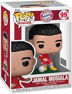 Pop! Football: Bayern Munich - Jamal Musiala - Bayern FC - Collectable Vinyl Figure - Gift Idea - Official Merchandise - Toys for Kids & Adults - Sports Fans - Model Figure for Collectors