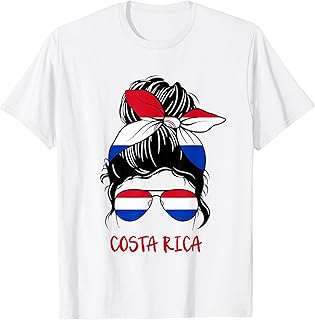 Costa Rica Colors Headband Sunglasses Patriotic Costa Rican T-Shirt