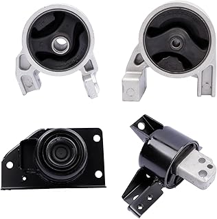 Motor Mount Compatible with 2006 - 2011 Hyndai Accent/Kia Rio/Kia Rio5 L4 1.6L, Engine Motor and Trans Mount Set of 4: A7164 9310 A7159 9309 A7152 9308 A7136 9324