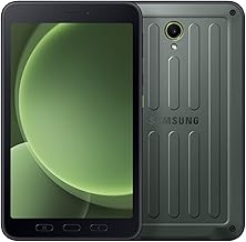 Galaxy Tab Active 5 8.0" SM-X306B 128GB 6GB Factory Unlocked WiFi + 5G LTE Cellular Tablet - International Version (Green)
