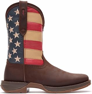 Men's Patriotic Pull-On Western Flag Boots