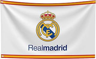 3x5 Feet Real Madrid Soccer Flag - Indoor/Outdoor Banner with 2 Grommets - Ideal for Real Madrid Fans