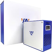 Luckyminer LV07 Bitcoin Solo Lottery Miner, BM1366 ASIC Chip, SHA-256 Algorithm, 1TH/s Hashrate, Low Noise Quiet Mining Machine with Included PSU for Home Casual Mining