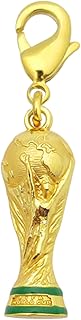 Official FIFA World Cup 2026 Edition -1 Inch 3D Trophy Dangler - Timeless Collector’s Item - Premium Weighted Zinc Alloy Craftsmanship - Built to Last; Ideal for Backpacks, Keys and purses