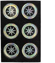 EMF Stickers Blocker Neutralize Shield Protection for Cell Phones cased and Electronic Devices WiFi 5G Tablets Laptops Computers TV Monitors (6 Pcs Sliver)-XH-carpet