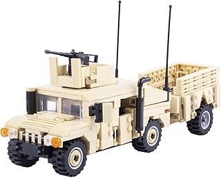 American Military Vehicle HMMWV Building Block(449 PCS),WW2 Military Historical Building Set,Toys Gifts for Kid and Adult Compatible with Lego., 66010