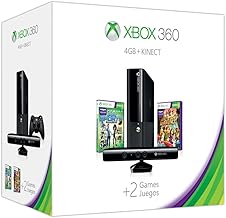 Xbox 360 4GB Kinect Holiday Value Bundle features two great games: Kinect Sports: Season Two and Kinect Adventures