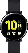 Samsung Galaxy Watch Active2 - IP68 Water Resistant, Aluminum Bezel, GPS, Heart Rate, Fitness Bluetooth Smartwatch - International Version (R830 - 40mm, Aqua Black) (Renewed)