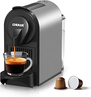 Compact Espresso Machine, 20 Bar Single Serve Coffee Maker, Dual Brew Sizes for Espresso and Lungo, 1400W Rapid Brewing, Mystic Gray (Upgrade Model)
