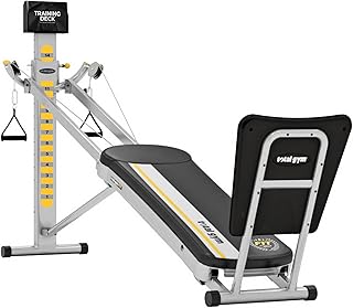 Total Gym Fit Anniversary Edition, Incline Bodyweight Training Home Exercise Machine w/ Upper Body System, 14 Levels of Resistance & XL Squat Stand