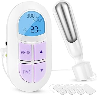 Pelvic Floor Muscle Trainer for Women, Electrical Pelvic Floor Exercise Device & Stimulator with Probe and Pads, Kegel Exerciser for Bladder Control, Stress Urge Mixed Urinary Continence Support