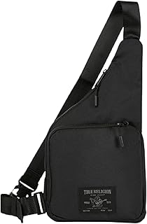 Crossbody Bag Men - Anti Theft Shoulder Sling Bag, Zipper Phone Pocket and Key Leash