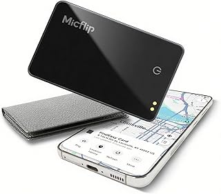 MICFLIP Wallet Tracker Card (Samsung Only),Rechargeable Bluetooth Smart Card Finder Work with Samsung SmartThings APP,0.08in Ultra-Thin Galaxy Smart Tag for Wallets,Passports & Luggage（1 Pack）