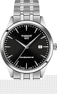 Classic Dream 40mm, Swiss Automatic Watch for Men, Stainless Steel Case, Black Dial, T1584071105100