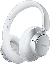 BERIBES Upgraded Hybrid Active Noise Cancelling Wireless Headphones with Transparent Modes,70H Playtime Bluetooth Headphones Wireless with Mic, Deep Bass,3.5MM Cable,Soft-Earpads,Fast Charging-Silver