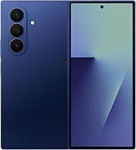 Samsung Galaxy Z Fold7 Cell Phone, 256GB AI Smartphone, Unlocked Android, AI Photo Edits, Large Screen, Long Battery Life, 2025, US 1 Yr Manufacturer Warranty, Blue Shadow (Renewed)