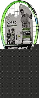 HEAD Speed 19 Junior Pre-Strung Tennis Racquet, Lightweight Youth Tennis Racket for Kids & Beginners, Durable Aluminum Frame, Age 2-4, 19 inch, Green