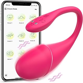 Female Wearable Vibrator, APP Remote Control Adult Sex Toys, Long Distance Remote Control G Spot Stimulator Panty Sex Toy Egg Dildo with 9 Vibration Modes for Women, Couples Adult Sex Toys & Games