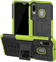 Yiakeng Samsung Galaxy A10E Case, Samsung A10E Case, Shockproof Slim Protective with Kickstand Hard Phone Cover for Samsung Galaxy A10E (Green)