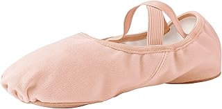 Women Ballet Shoes Highly Stretch Canvas Adult Ballet Slippers Split Sole Yoga Dance Shoe for Girls Boys