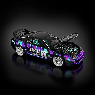 Hot Wheels RLC Supra HKS Exclusive sELECTIONs, Red Line Club, Die-Cast Metal Car 1997 Toyota Supra Black and Purple