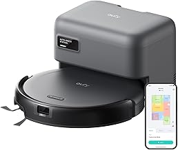 eufy Like-New C10 Robot Vacuum Self Emptying, 8 Weeks Hands Free, Advanced Smart Mapping with LiDAR Navigation, 2.85-Inch Slim Design, Powerful Suction, Edge Expansion Brush for Pet Hair（Renewed）