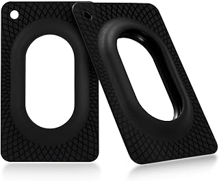 2pcs Protective Case for Samsung Smart Tag 2, Wallet Holder Light Thin Smooth Durable for Handbag Anti-Slip Soft Tracking Device Protective Silicone Cover Accessories for Purse Key Luggage (Black)
