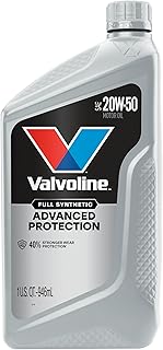 Advanced Full Synthetic SAE 20W-50 Motor Oil 1 QT