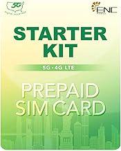 US Prepaid SIM Card (3 in 1) Starter Kit + Phone Plans Starting at $10/mo up to $45/mo + One SIM Dual Number (US & China) + Nation-Wide 5G/4G LTE Coverage, Wi-Fi Calling