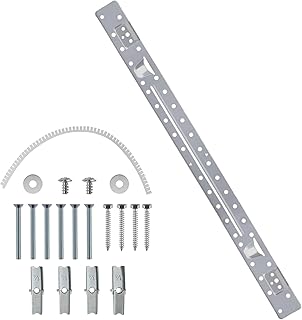 W10440498 W11025649 Microwave Mounting Plate Kit Compatible with Whirlpool Amana Maytag Kitchen-Aid Microwave Wall Mount Bracket Replaces AP6245752 PS12074431 W10821385 (with Hardware Screws Bolts)
