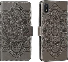 for Samsung Galaxy A10e Case Wallet with Card Holder Kickstand Magnetic Soft Leather Flip Fold Case for Samsung A10E Cover (Gray)