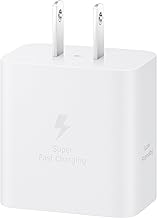 45W Wall Charger Power Adapter, Cable Not Included, Super Fast Charging for Galaxy Phones, Tablets and USB Type C Devices, Low Standby Power Consumption, EP-T4511NWEGUS, White