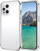 Clear Phone Case for Oppo Find X3 Pro, Military-Grade Drop Protection, 10FT Impact Resistant, 0.04" Slim Profile.