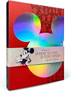 Drawing 100 Years of Disney Wonder Limited Edition: A retrospective collection of artwork featuring iconic Disney characters from the past 100 years (Disney 100)