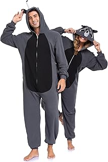 Adult Onesie Animal Fleece Pajamas Halloween Cosplay Costumes Sleepwear Party Wear