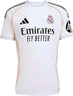 Vini Jr. Real Madrid 25/26 Home Jersey w/ Champions League Patches (White)