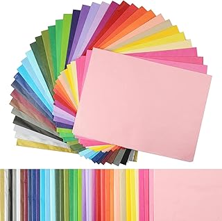 Simetufy 360 Sheets 36 Multicolor Tissue Paper for Gift Bags, 11.5" x 8" Small Gift Wrapping Decorative, Art Rainbow Tissue Paper Bulk for Crafts Floral Birthday Party Festival Flower