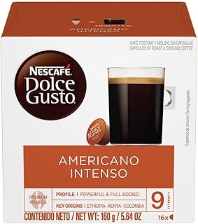 Nestle Coffee mate Dolce Gusto Nescafe Pods, Americano Intenso, 16 Count, Pack of 3