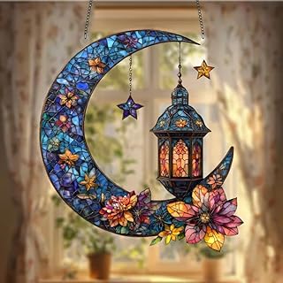 Suncatcher Colored Acrylic Window Room Garden Terrace Decoration Suitable for Christmas House Decoration, for Friends