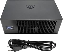 Luckyminer LV08 Crypto Miner, 4.2TH/s 120W BM1366 ASIC Mining Machine, SHA256 Algorithm, 2.4G WiFi, P2P and Solo Mining Supported