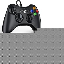 Zamia 2 Pack Wired Controller for Xbox 360, Compatible with xbox 360/PC Windows 10/8/7, with Upgraded Joystick, Double Vibration, 2.5mm headphone Jack