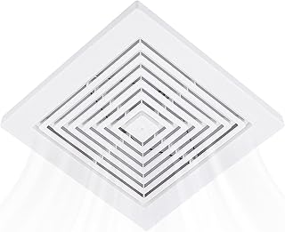 97011723 Bathroom Exhaust Fan Cover with Spring for Broan-NuTone Exhaust Fan Square Ceiling or Wall-Mount BP46 Grille for NuTone 663 670 671 675 688 689 Ventilation Fan Grille, BP90 Replacement Grille